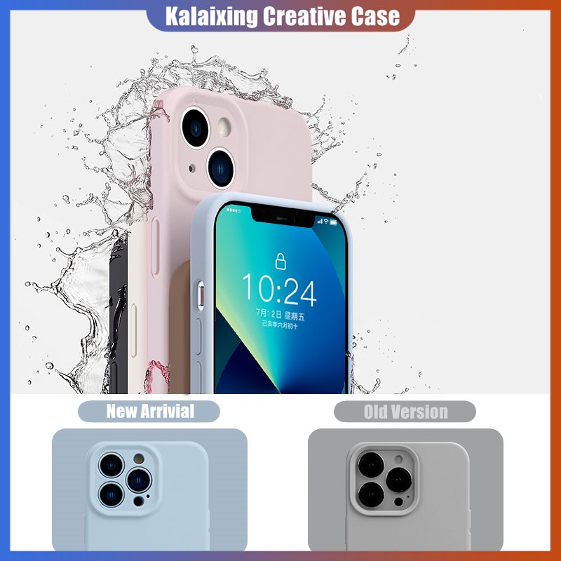 【Dengan Logo】Soft Case Bahan Silikon Velvet Shockproof Untuk iPhone 14 Pro Max 14 Plus 14Pro 14Plus