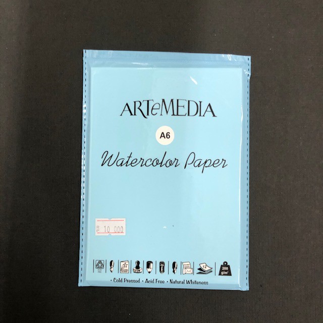 

ARTEMEDIA WATERCOLOR PAPER A6 200GR 12 Lembar