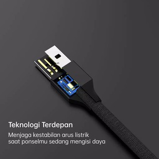 OASE USB Charging Cabel DM-C1 Kabel Data Fast Charging 3 in 1 Original - Garansi Resmi