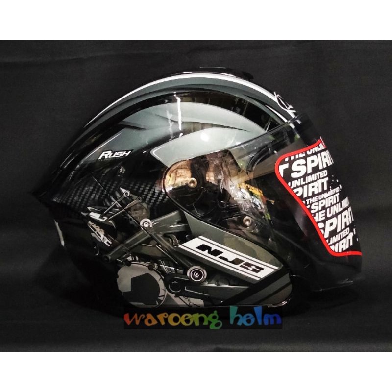 HELM NJS KAIROZ MOTIF ORIGINAL KAIROZ GARUDA KAIROZ RUSH KAIROZ ZENITH KAIROZ FURION-RUSH SILVER GLOSS