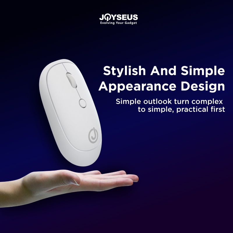 Joyseus GWX3 Mouse Wireless Silent Click 2.4GHz Optical Receiver USB