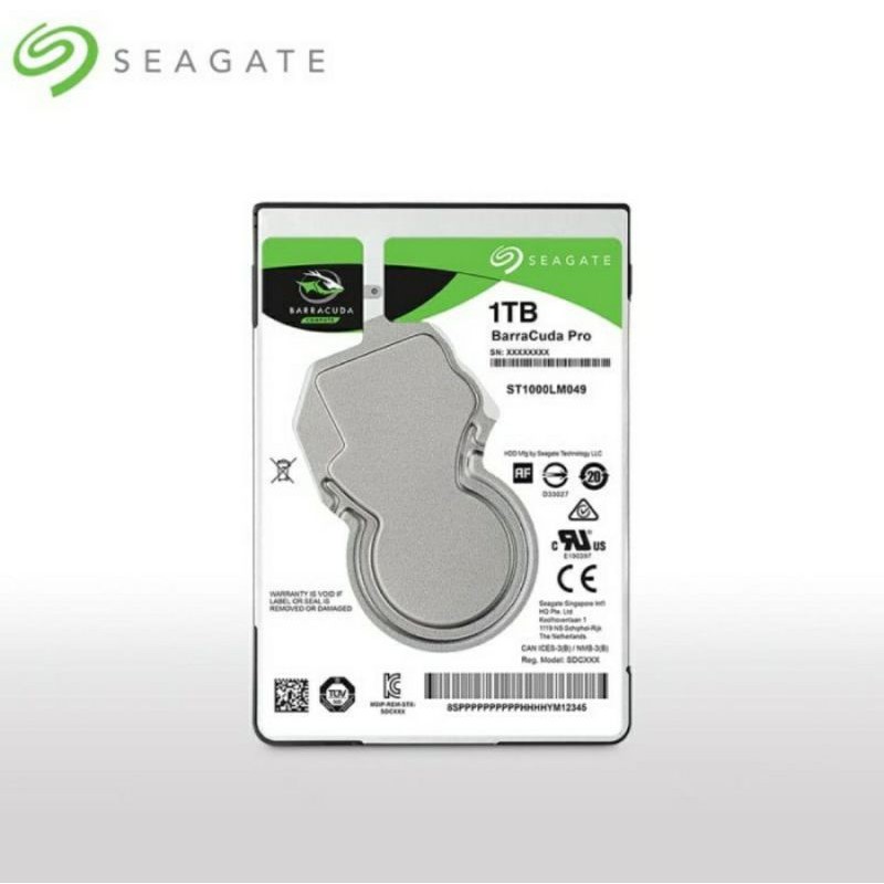 Seagate BarraCuda HDD/Hardisk Internal Laptop 1TB SATA 7200RPM