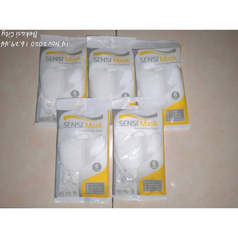 Masker sensi duckbill 6'S/unicharm 3D 2'S/Evo 4D hijab 3'S