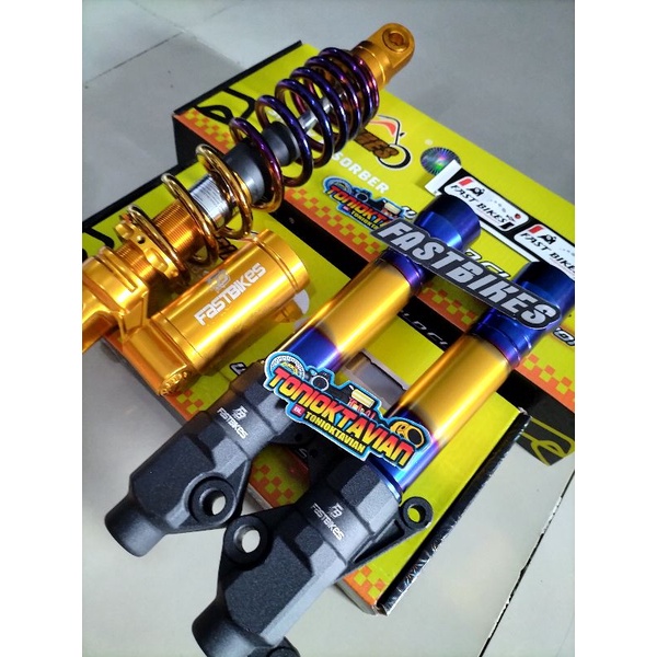 Shockbreaker set depan belakang motor beat vario scoopy dll shockbreaker tabung bawah dan tabung sho