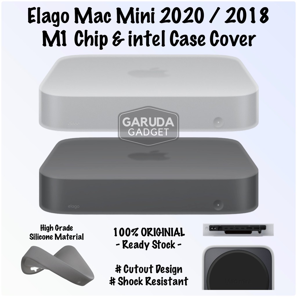 Case Apple Mac Mini M1 intel 2020 2018 Elago Silicone Casing Cover Original New