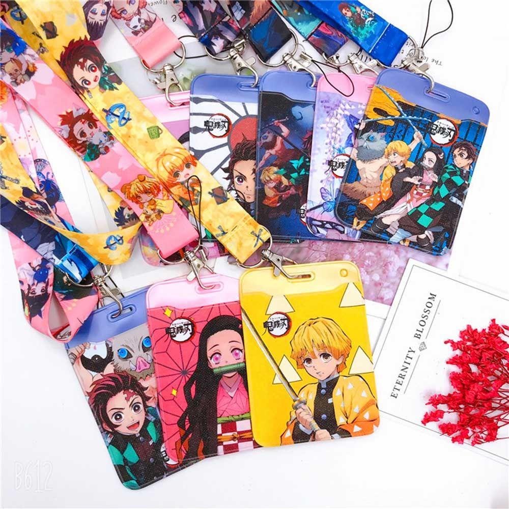 R-flower Demon Slayer Waterproof Sekolah Transparan Window Card Case