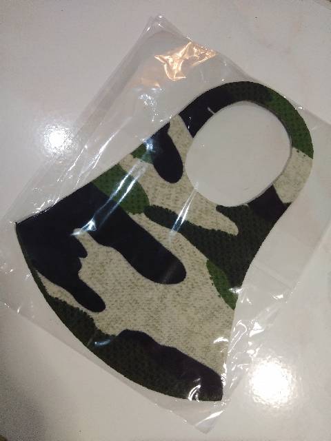 masker scuba motif ready stock 3 warna