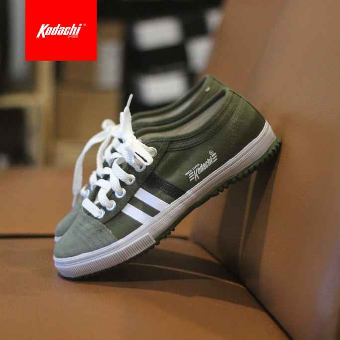 Sepatu Kodachi 8175 Army Hijau Stripe Kodachi 8175 Olive Green Kodachi 8175 Hijau Olive 8175 Buaya