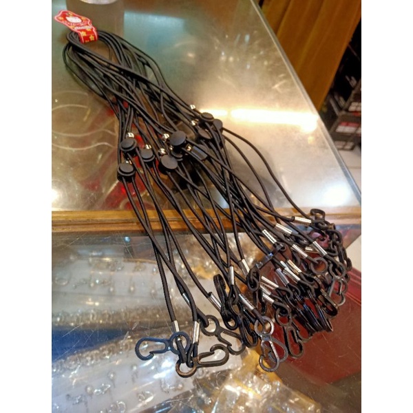 KALUNG MASKER KONEKTOR MASKER HITAM POLOS HARGA GROSIR