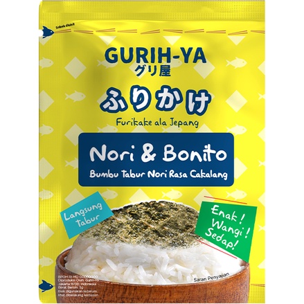 Gurih-ya Seaweed All Variant - 5.5 Gr | Bumbu Tabur Rumput Laut