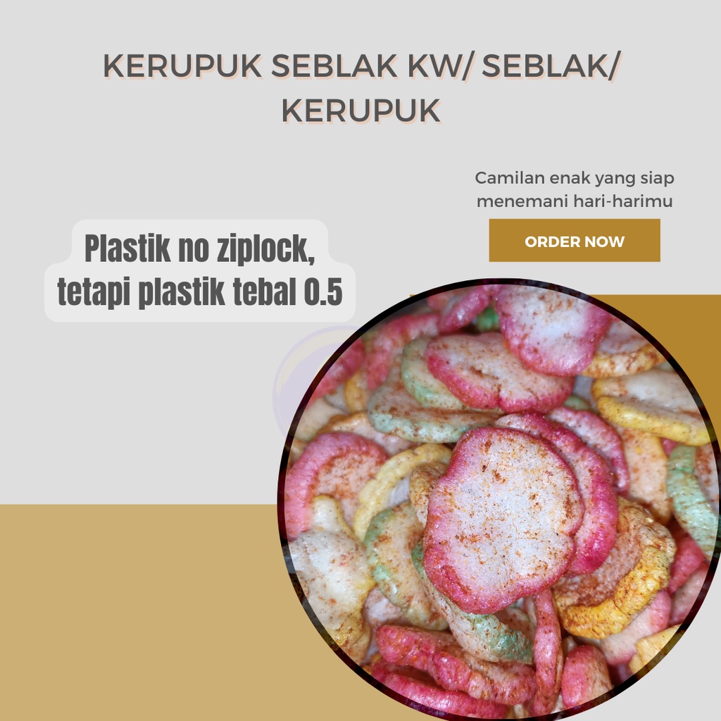 

Kerupuk Seblak KW Pedas