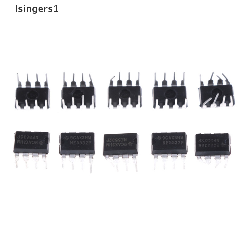 (lsingers1) 10pcs IC NE5532P NE5532 DIP-8 Dual Low Noise Op-Amp TI