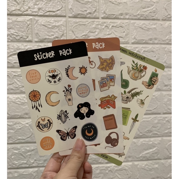 

stiker aesthetic / sticker pack / sticker hp laptop