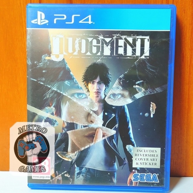 Judgment PS4 Kaset Judgement Playstation PS 4 5 Judgemen Judgmen CD BD Game Games Judge Ment Original Asli PS4 PS5 Yakuza Gangster Gang kiwami 1 2 3 4 fighter agent detective detektif reg 3 region asia judge eyes judgeeyes eye 0 6