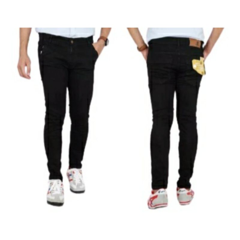 New- Celana Jeans Pria Skinny Slim Fit Panjang Melar/pinsil