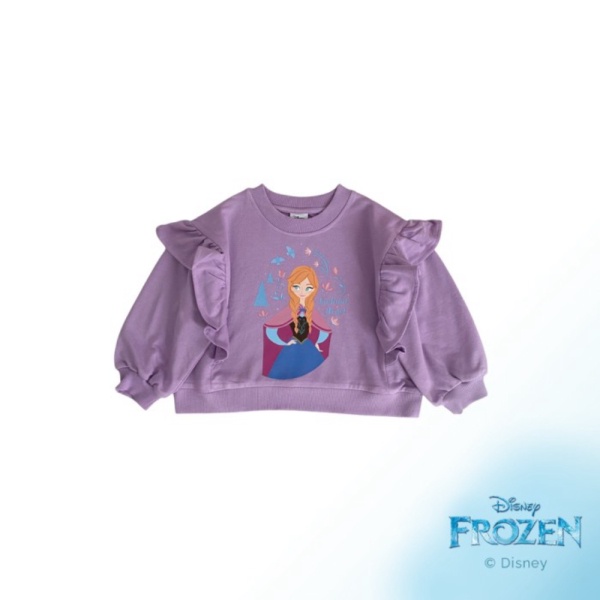 Promo Frozen Sweater SOLERAM Collection] - SNOW - [Disney Murah - Ruffle 4Y - Lilac