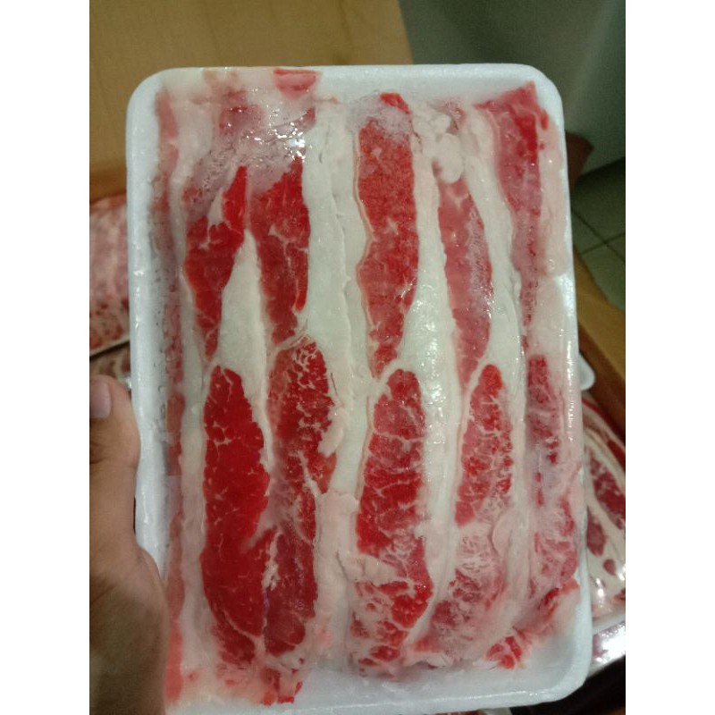 

beef slice fat shortplate USA