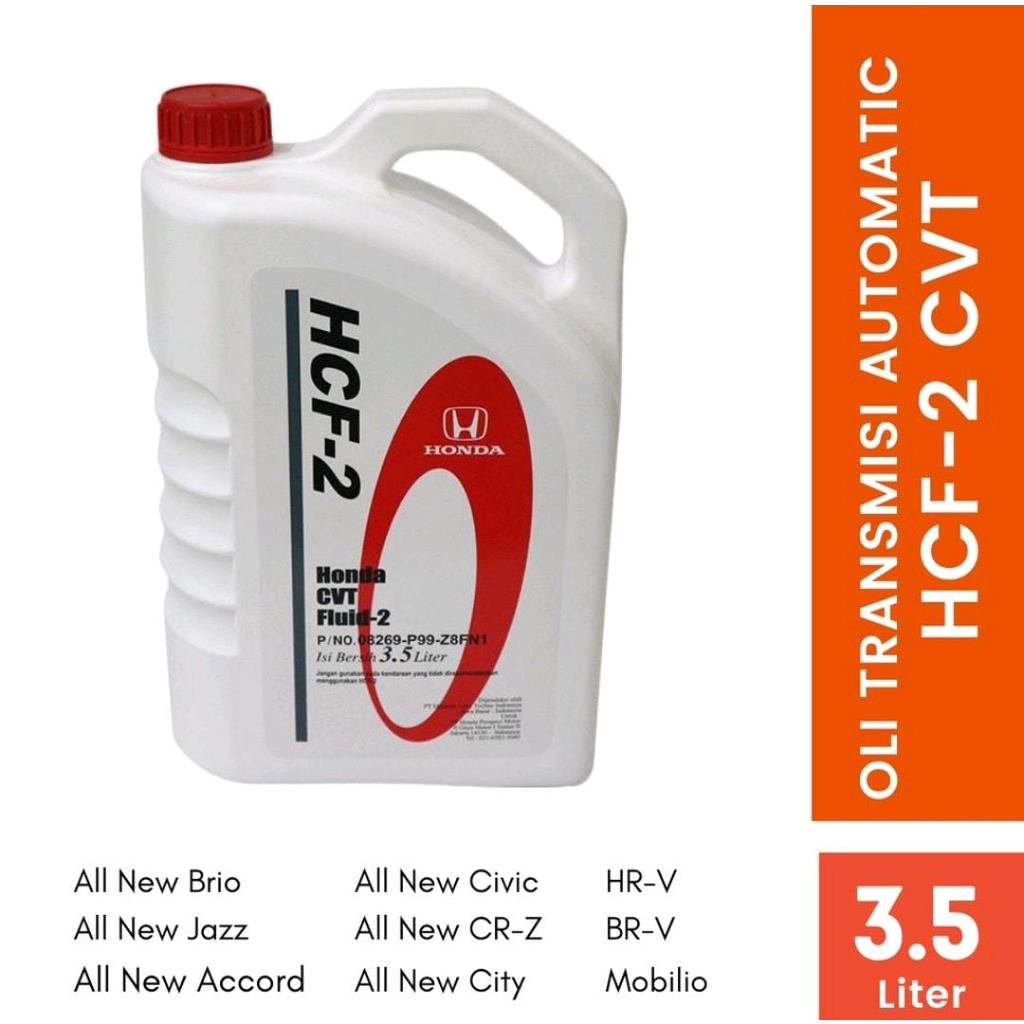 Jual Oli Matic Honda HRV HRV CVT Fluid2 HCF2 HCF2 1Galon Shopee