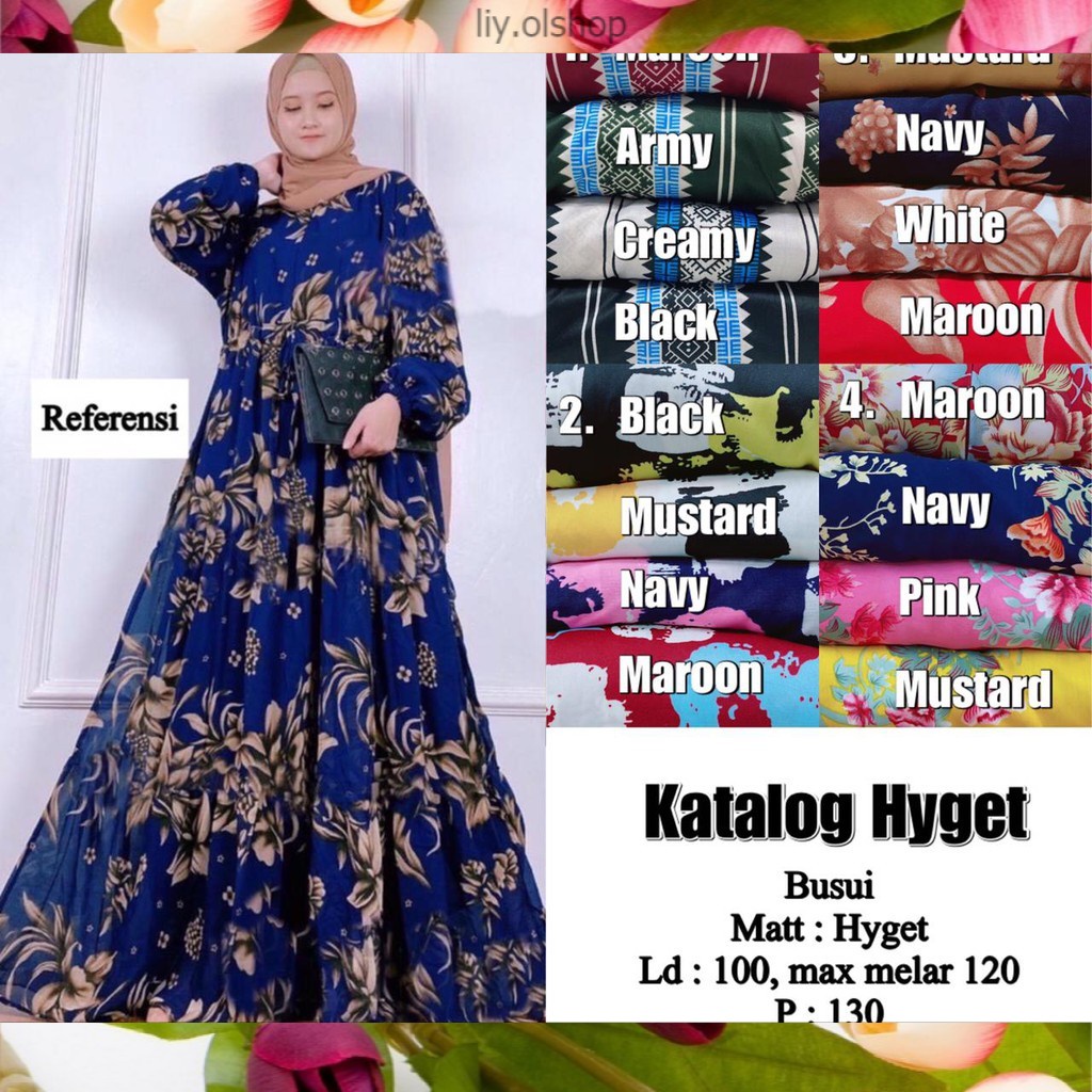 Gamis Hyget Busui Lanjutan Katalog Gamis Murah Gamis Hyget Gamis 30ribuan AH
