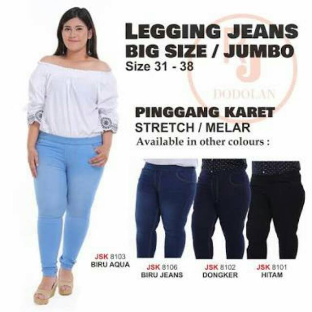 READY CELANA JEANS WANITA PINGGANG KARET / SKINNY JEANS PINGGANG KARET