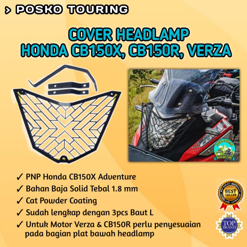 Pelindung Headlamp Cover Headlight Guard CB150X CB150R Verza Megapro Vixion MT25