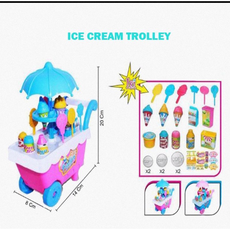 mainan ice cream stroller