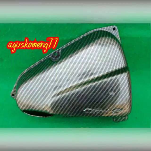 tutup filter hawa carbon variasi motor beat series scoopy fi scoopy new