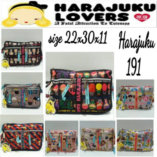 Tas harajuku slempang minni 191