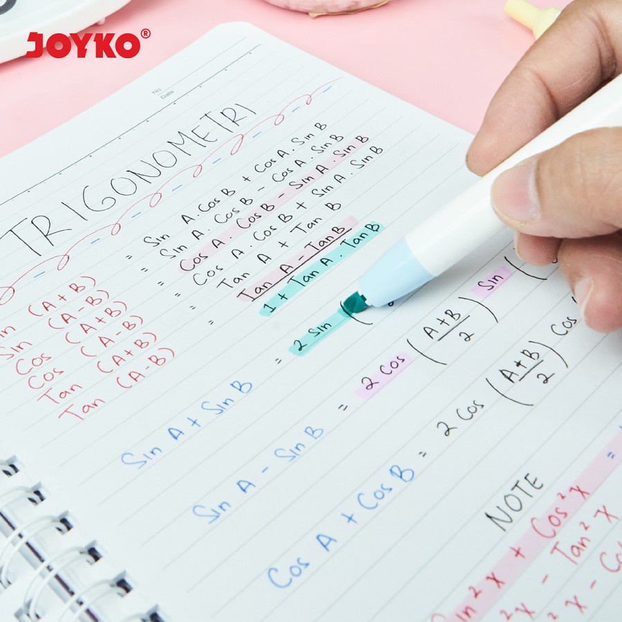 

RK Highlighter Joyko HL-77-6 Penanda Berwarna Warna Pastel Color