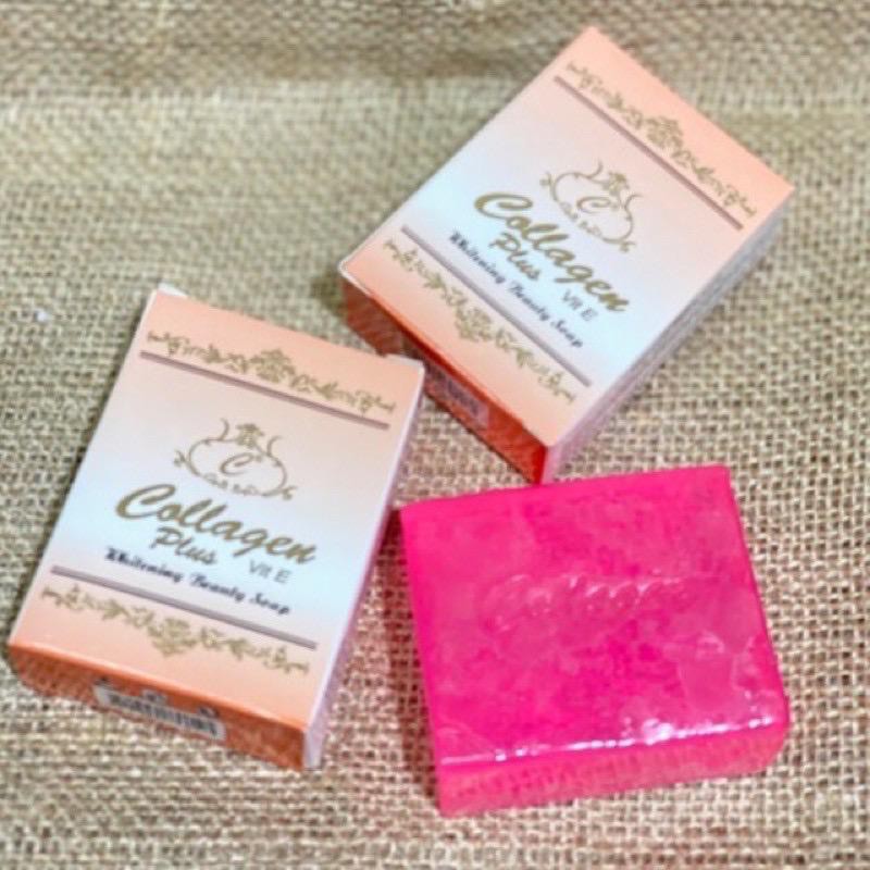 (CYBER) COD TERBARU COLLAGEN + VITAMIN C WHITENING BEAUTY SOAP SABUN PEMUTIH WAJAH KECANTIKAN