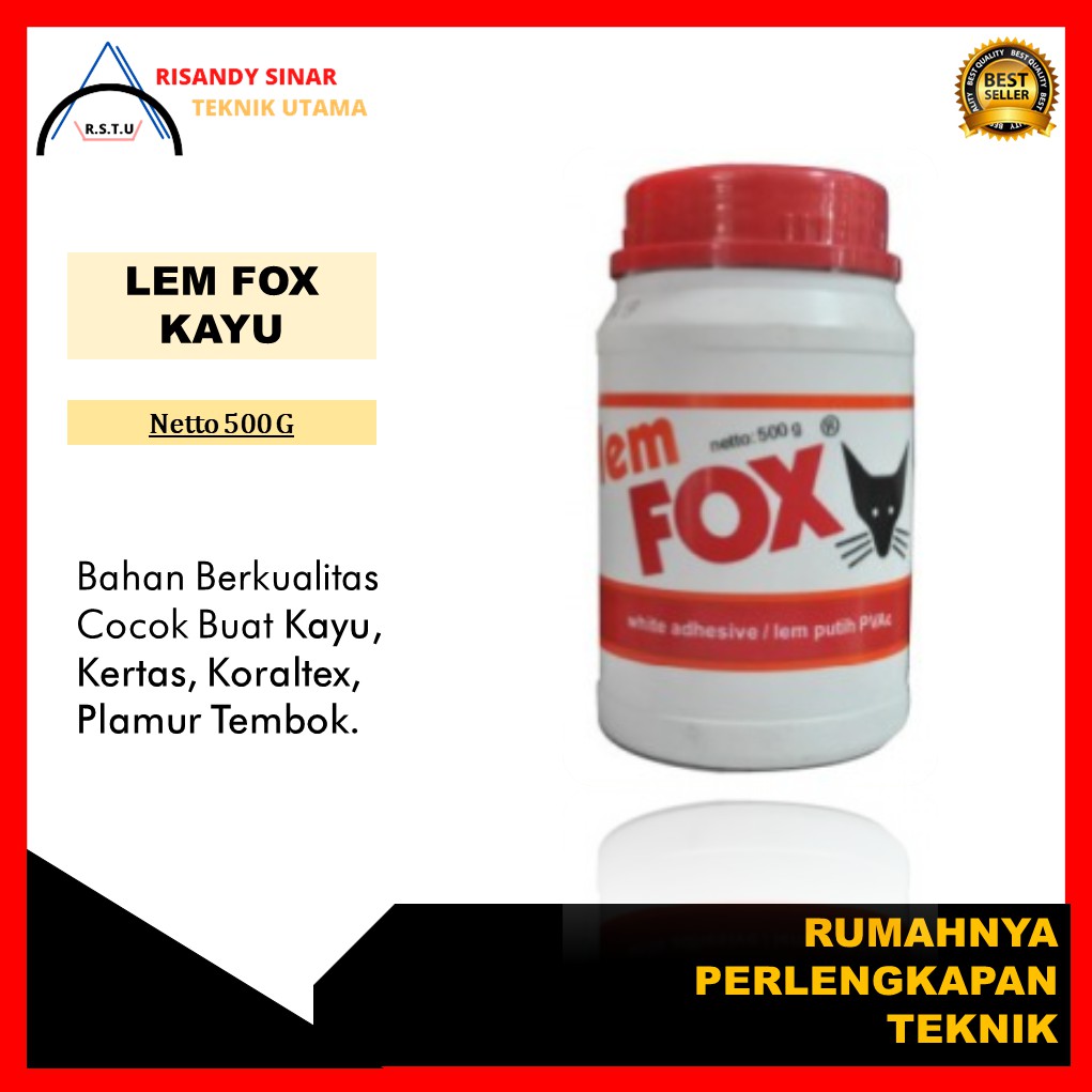 

Lem Fox Kayu | Lem Fox | Lem Fox Murah | Lem Serbaguna | Lem Plamur | Lem Fos 500 G