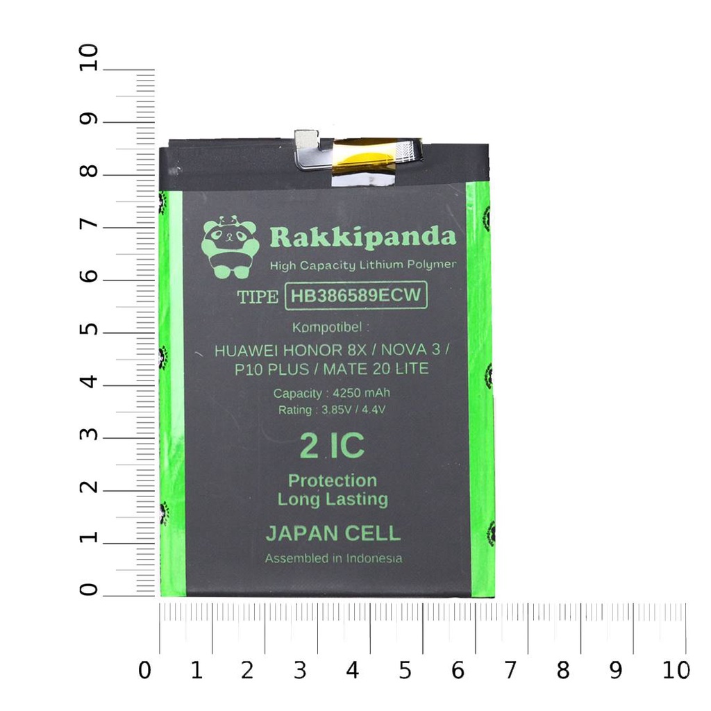 R/K- RakkiPanda - HB386589ECW P10 Plus / Honor 8X / Mate 20 Lite / Nova 3 / Nova 5T Batre Batrai Baterai