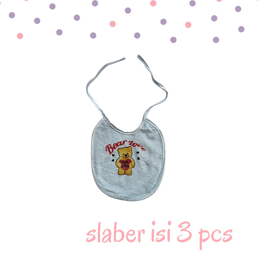 |3 PCS| Celemek Bayi | Slaber Bayi