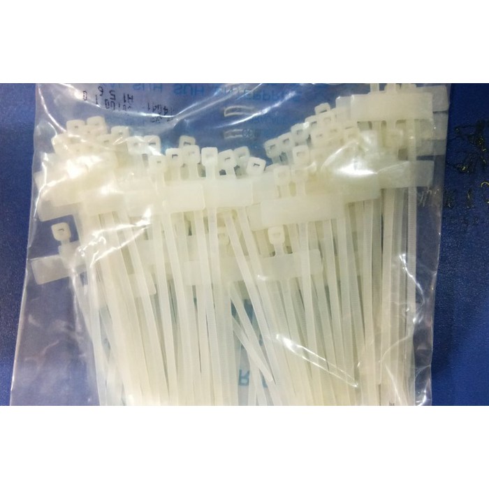 

Kabel Ties Dengan Label Tengah Panjang 20 cm Warna Putih merk China