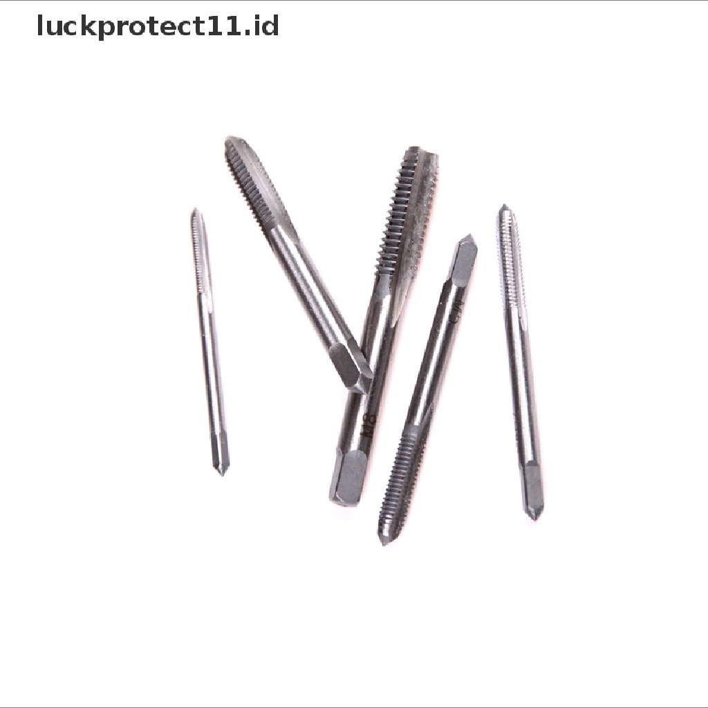 &lt; Luckprotect11.Id &gt; 5pcs/Set Alat Sadap Suling Lurus M3 M4 M5 M6 M8 3mm -