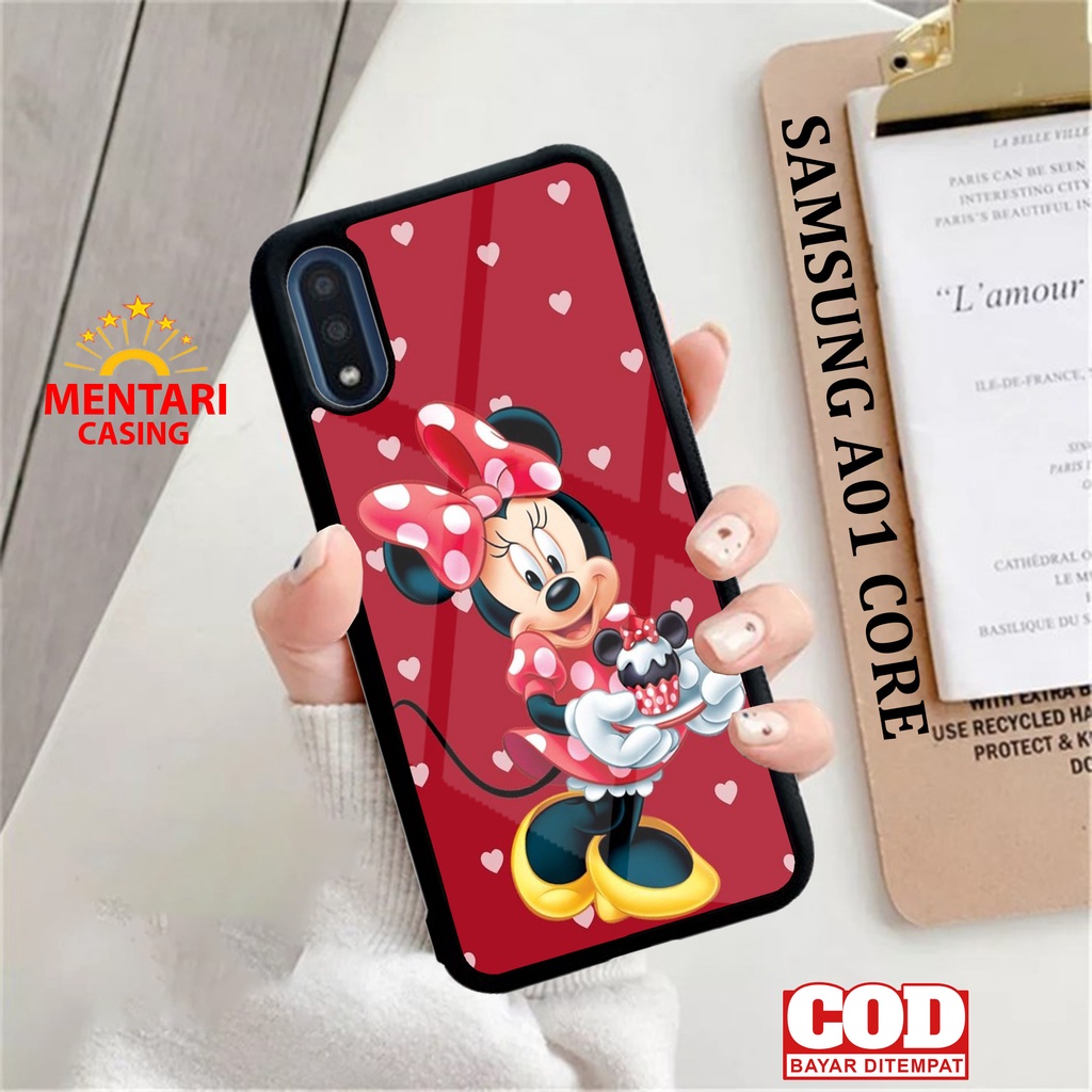 Case SAMSUNG A01 CORE CASING SAMSUNG A01 CORE [ MINNIE ] Mentari casing case hp kondom hp case custo