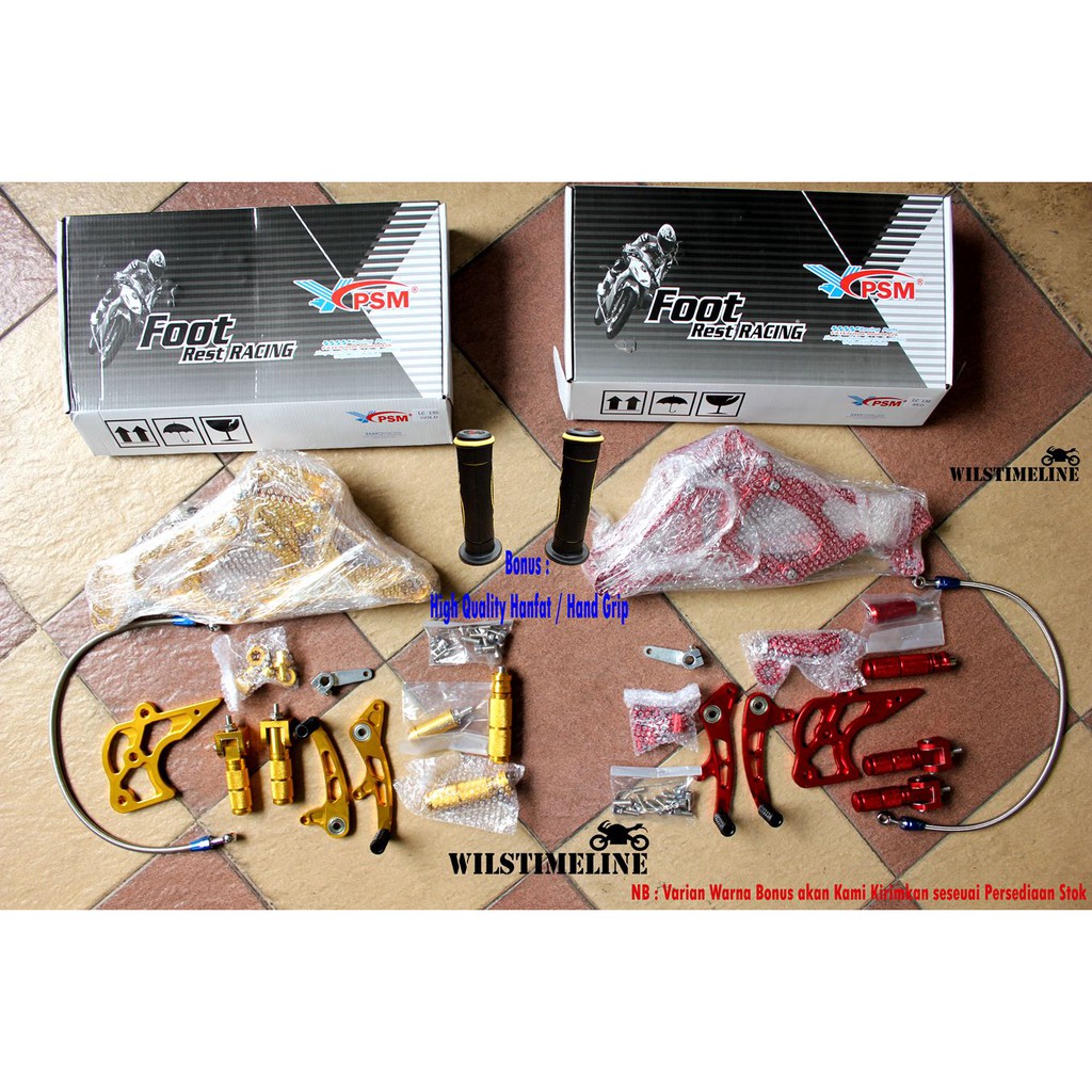 Footstep Underbone Double Disc Yamaha Jupiter MX New & OLD Merk PSM