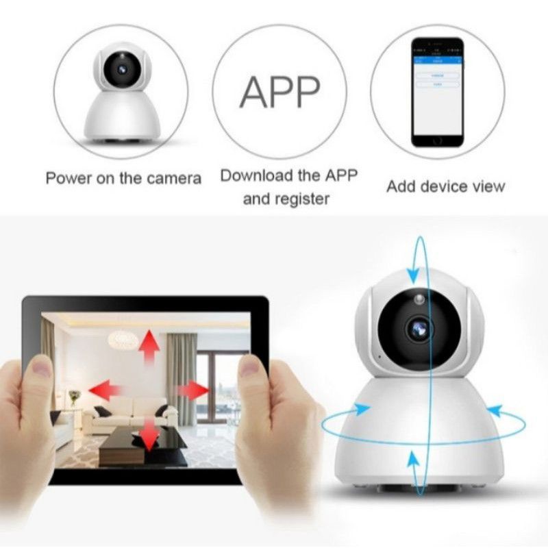 IP Camera 1080P CCTV Snowman 8MP V380 Pro Cam Kamera Wireless Wifi