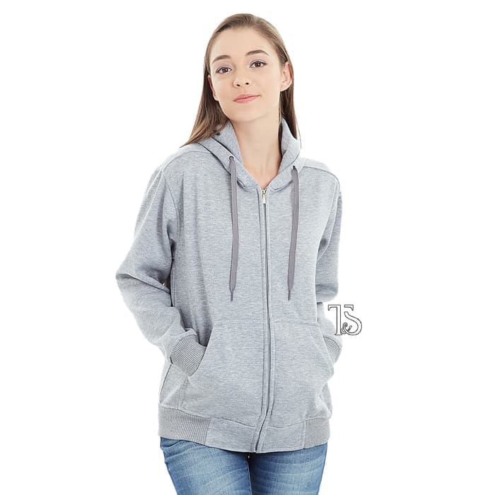 Jaket Hoodie Zipper Polos - Sonya Hoodie - Jaket Hoodie Pria dan Wanita