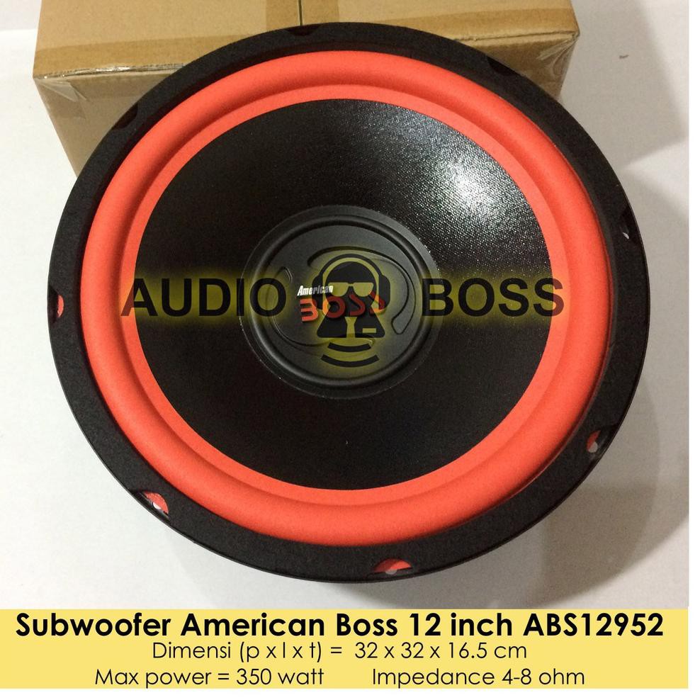 Subwoofer American Boss 12 Inch ABS12952 350 Watt (KODE P8)