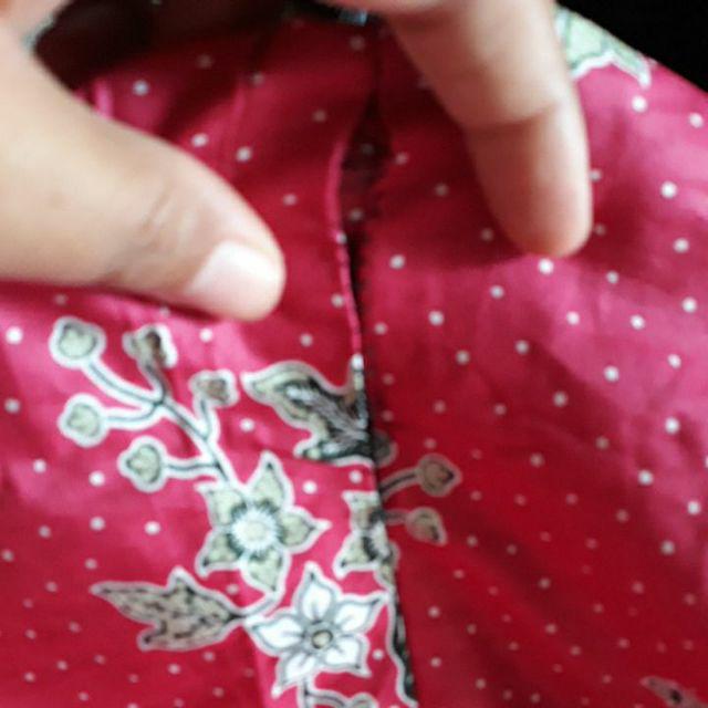 Tunik Santika Pias Cibulan #3 Warna Batik Solo Seragam Kantor Muslim