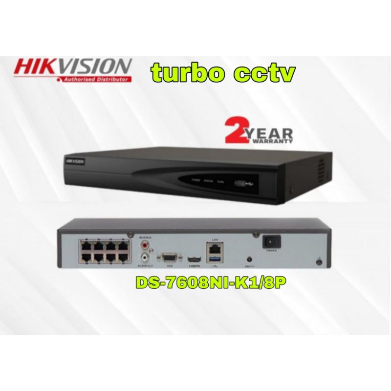 NVR HIKVISION DS-7608NI-K1/8P