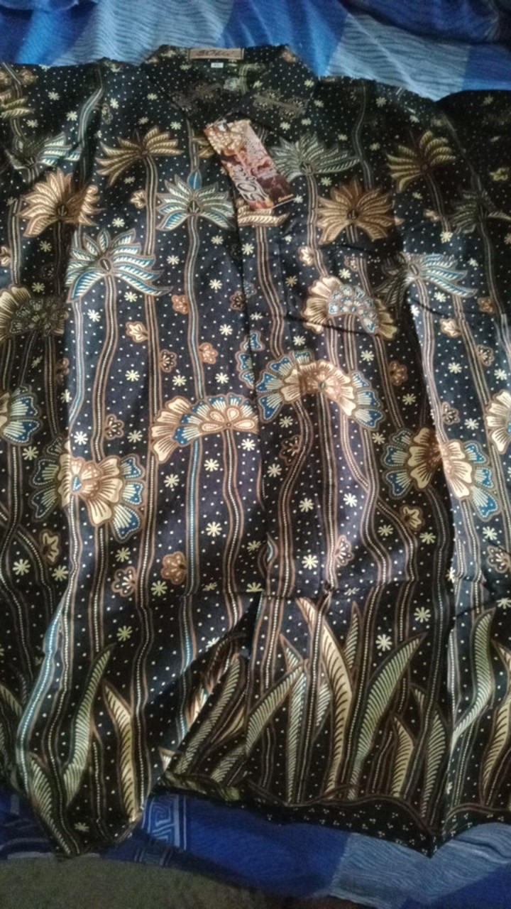 Baju Batik Pria Gus Azmi Syubbanul Muslimin Batik Katun Halus Hadroh Azzahir Santri Muslim, Moderen