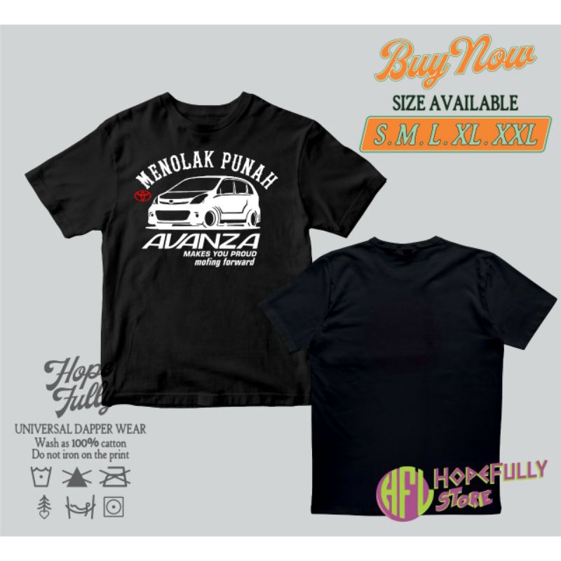 Kaos Toyota Avanza menolak punah desain terbaru / kaos mobil avanza / kaos mobil toyota