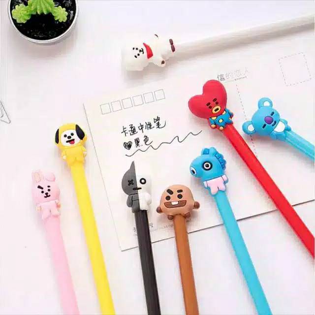 

PEN GEL CHARACTER BT 21