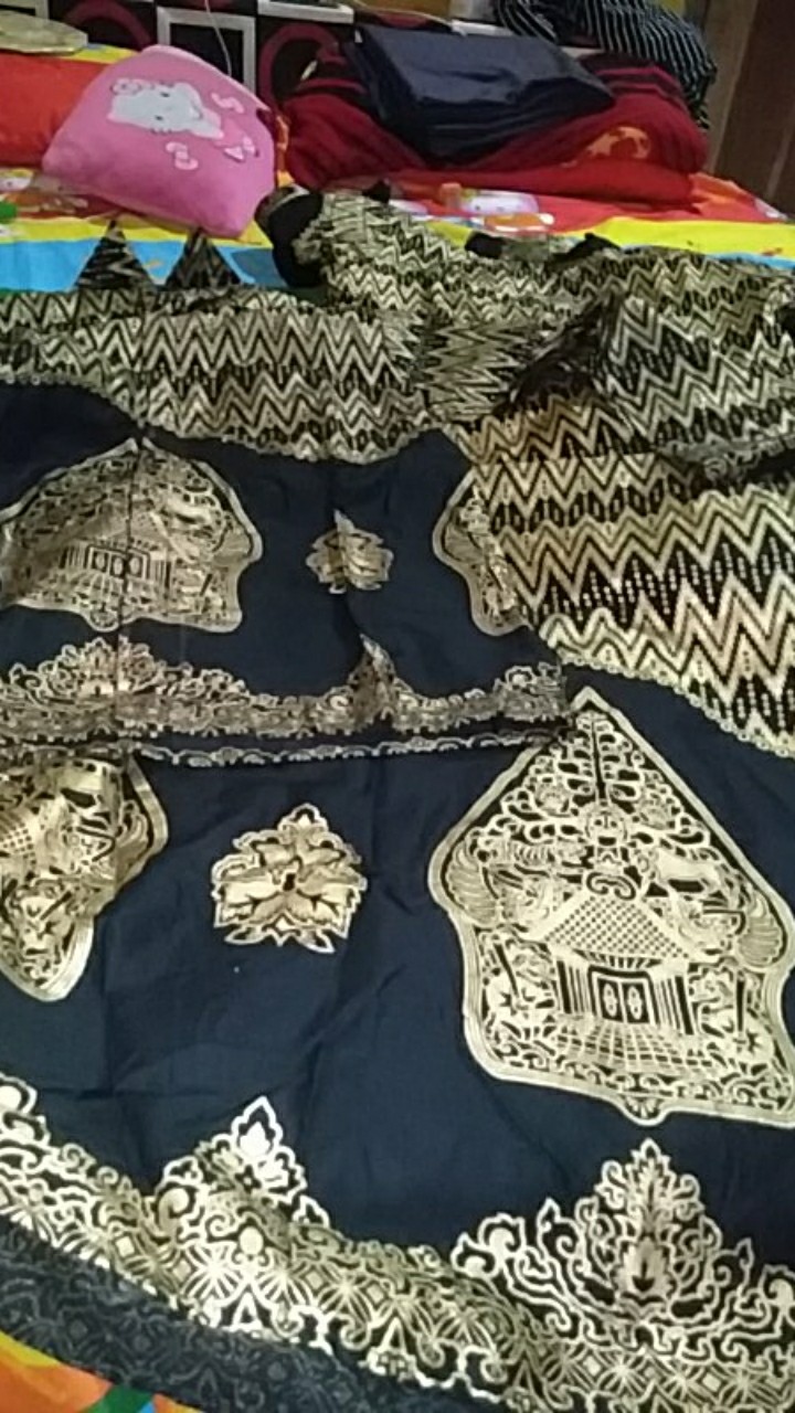 Bisa Pisah Batik Couple Keluarga Sania Ruffle Ori Ndoro Jowi Termurah Wayang Prodo