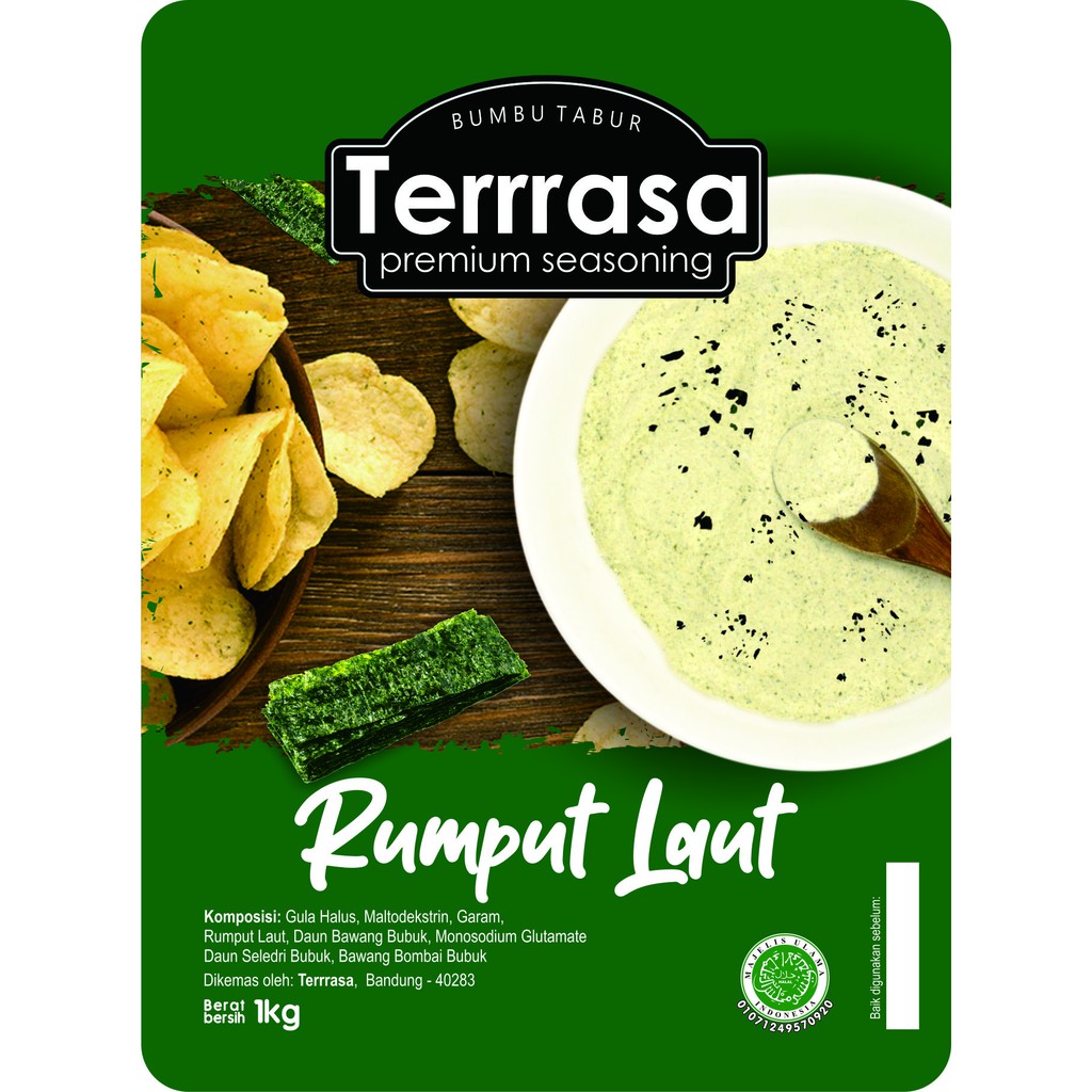Bumbu Tabur Rasa Rumput Laut TERRASA with NORI (1kg) Best Seller