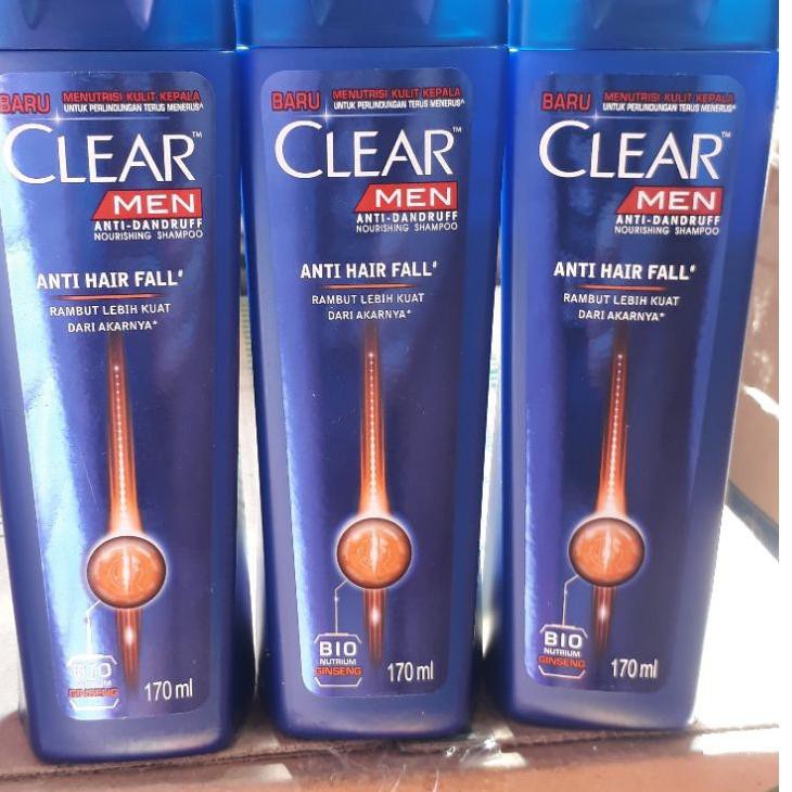 1.1 FLASH SALE Shampo Clear Men Anti hairfall 170ml ♦♥