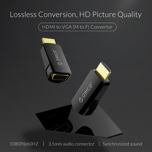 ORICO XD-HLFV HDMI to VGA Audio &amp; Video Convertor