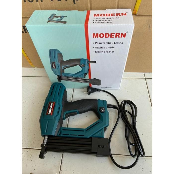 Staples | Mesin Alat Paku Tembak Listrik Modern M-30F/U / Gun Nailer Staples